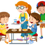 Scuola, Servizio Mensa: Aperte le iscrizioni per l’Anno Scolastico 2023-2024 – Scadenza 30/06/2023 Children having meal at table