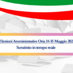 Amministrative 2023: Risultati definitivi dello scrutinio. Voti di preferenza candidati Sindaci e Consiglieri amm oria 2023