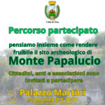 L’Amministrazione convoca incontro pubblico per percorso Monte Papalucio Percorso partecipato