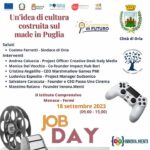Il 18 Settembre aI II° Circolo “Monaco Fermi” di Oria il Job Day “Un idea di cultura costruita sul Made in Puglia” FB IMG 1694641229522
