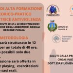 Torre S. Susanna: Dal 23 Febbraio parte il Corso per Operatrice Anti Violenza Copia di TEORICO PRATICO 36 ORE ONLINE SU PIATTAFORMA 1