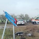 Scontro sulla Provinciale Francavilla-Sava, all’incrocio per Oria. Muore una giovane donna all'incrocio Oria Carosino Francavilla Fontana