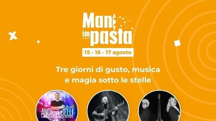 Locandina Mani im pasta 2025