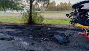 Incendio auto sindaco Oria